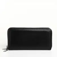 Сумка мужская на плечо TEXTURA, портмоне - клатч, чёрная