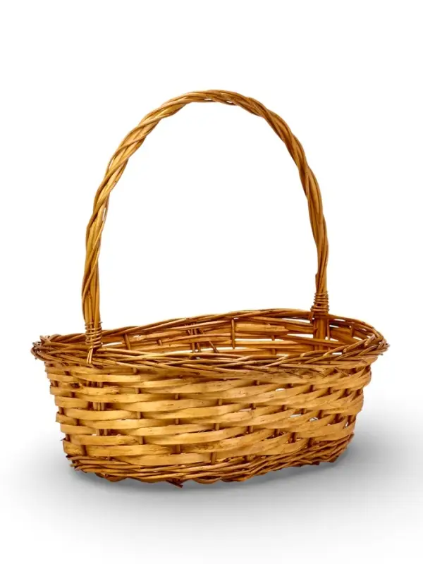 Корзина плетёная для хранения Garden, ива, овальная, цвет натуральный, набор 3 шт.