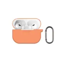 Чехол для AirPods Pro 3 с карабином №4 Papaya