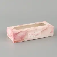 Коробка подарочная с окном &laquo;Для тебя&raquo;, 17&times;7&times;4 см, самосборная