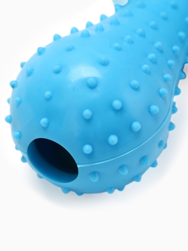 Игрушка жевательная Игрушка жевательная "Пустышка для малышки", TPR, 14,5 см, голубая