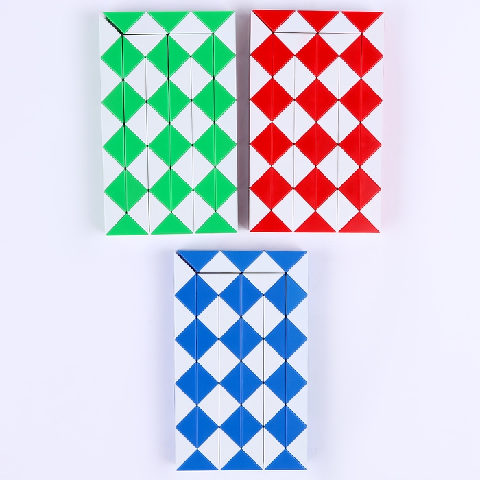 Змейка на резинке, большая, 60 элементов, цвета МИКС Змейка на резинке, большая, 60 элементов, цвета МИКС