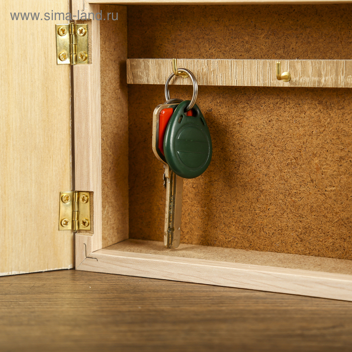 Ключница Ключница "Меловка" белый 12х17 см МИКС