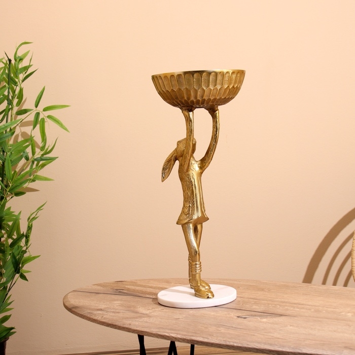 Ваза Ваза "Кролик" алюминий 24х24х54 см