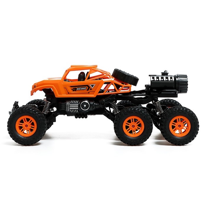 Джип «Горный гонщик», радиоуправление, дым, 6 колёс, с аккумулятором Джип «Горный гонщик», радиоуправление, дым, 6 колёс, с аккумулятором