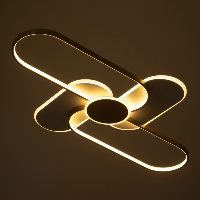 Светильник Светильник "Лайн" LED 90Вт 4000К бело-золотой 110х67х6 см BayerLux