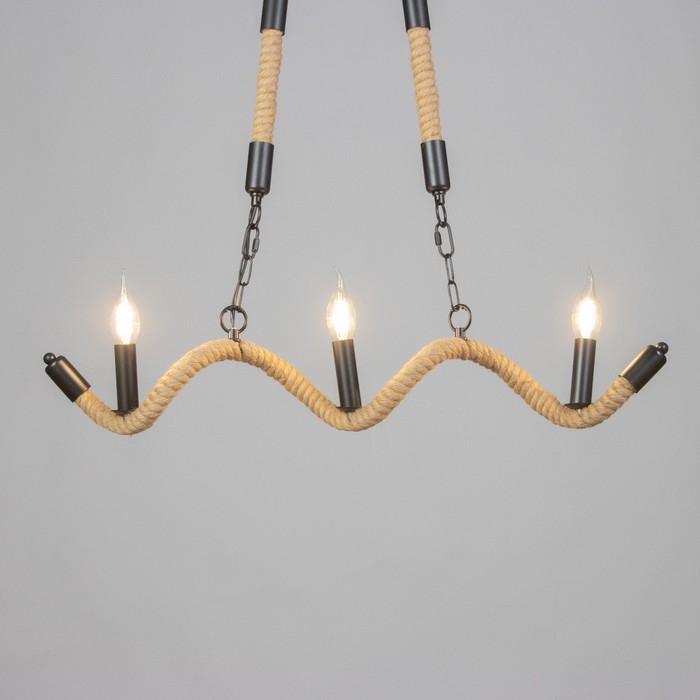 Светильник Светильник "Рори" 3хЕ14 40Вт 78х100 см черный