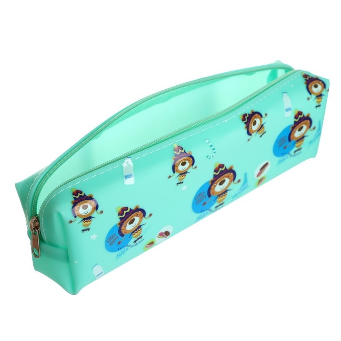 Пенал школьный на молнии Пенал школьный на молнии "Зверушки", МИКС