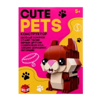 Конструктор Cute pets, Хомячок, 102 детали