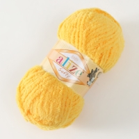 Пряжа "Softy" 100% микрополиэстер 115м/50гр (216 жёлтый) Пряжа "Softy" 100% микрополиэстер 115м/50гр (216 жёлтый)
