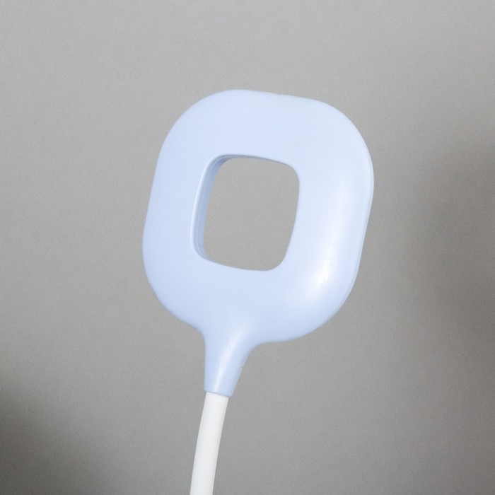 Лампа настольная Лампа настольная "Улитка" LED 1 режим 4,2Вт USB синий 8,5х13х29 см RISALUX