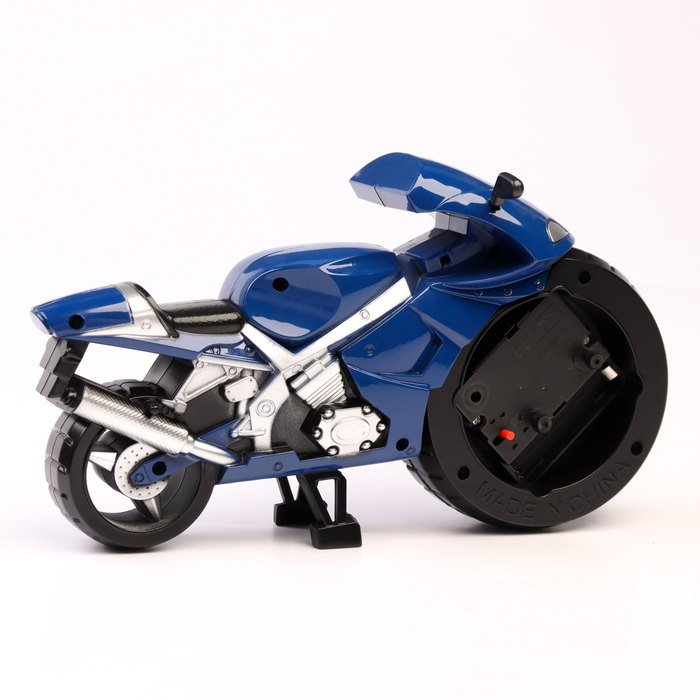 Часы - будильник настольные Часы - будильник настольные "Байк", дискретный ход, циферблат d-7 см, 14 х 23 см, АА