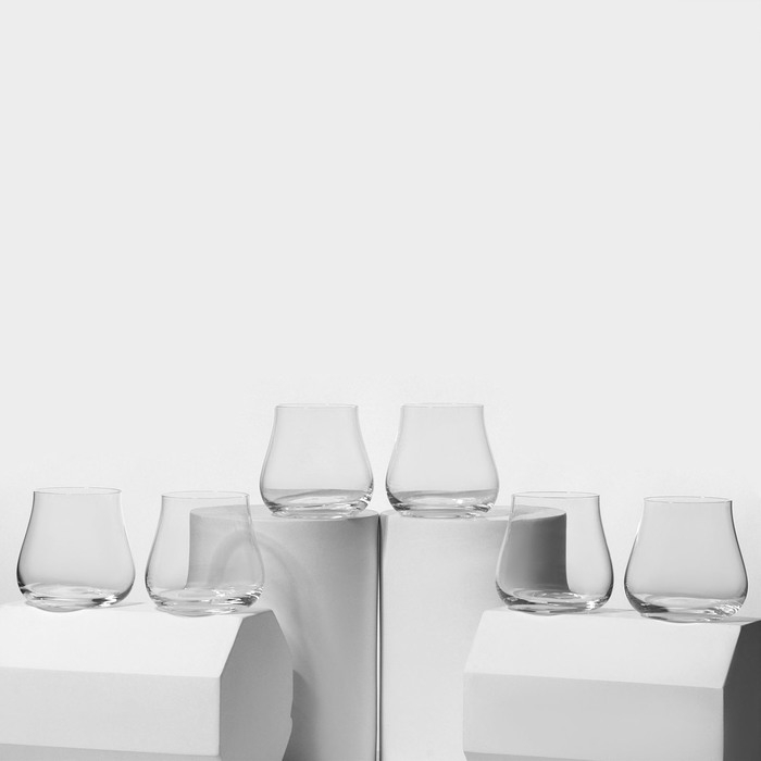 Набор стеклянных стаканов для виски LIMOSA, 340 мл, 6 шт Набор стеклянных стаканов для виски LIMOSA, 340 мл, 6 шт