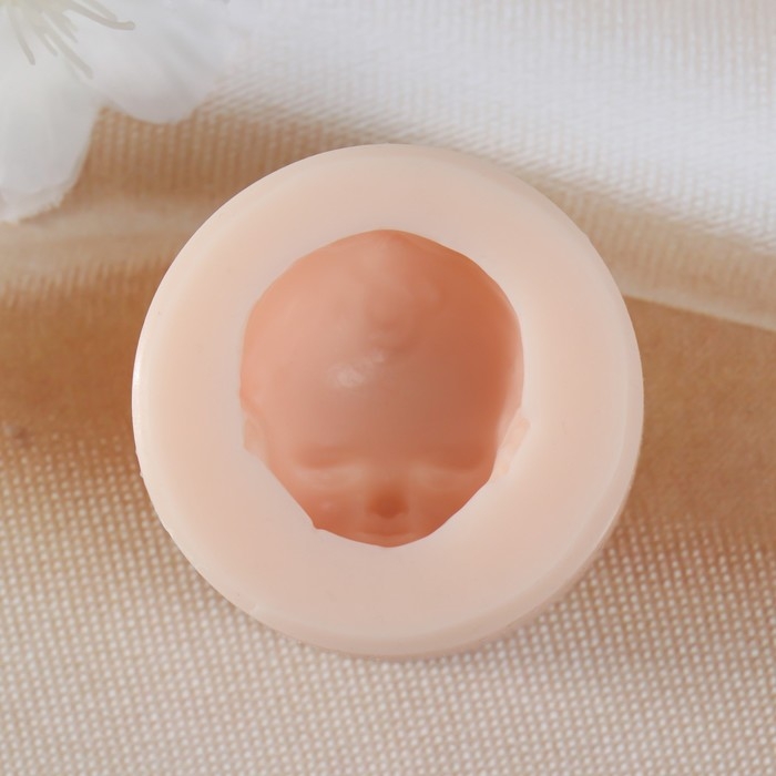 Молд силикон Молд силикон "Лицо младенца" №12 3,4х2,8х1,9 см