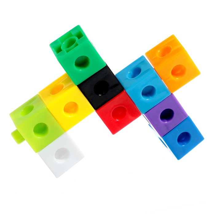 Развивающий конструктор «Кубики», 100 деталей Развивающий конструктор «Кубики», 100 деталей