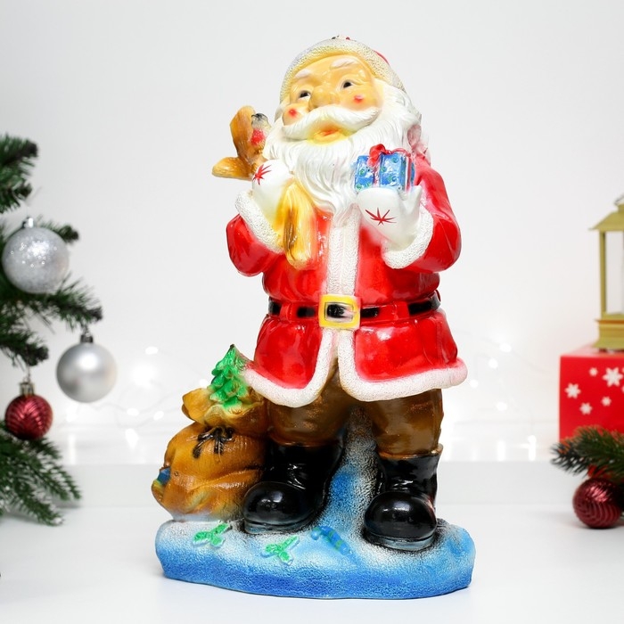 Копилка  Копилка "Дед мороз малый" красный 21х34см