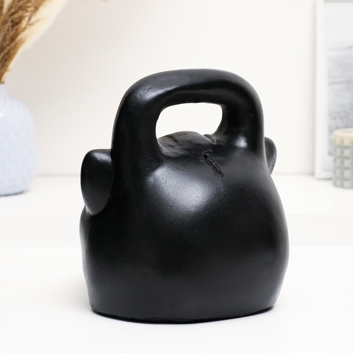 Копилка Копилка "Гиря тигр" черная 20 см