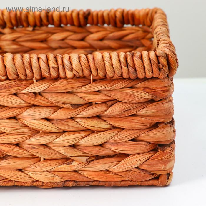 Корзина плетеная, 36х30х11, камыш