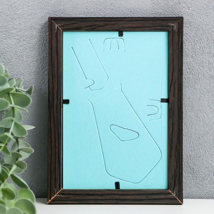 Фоторамка 10х15 см МДФ, №6 Венге (пластиковый экран) Фоторамка 10х15 см МДФ, №6 Венге (пластиковый экран)