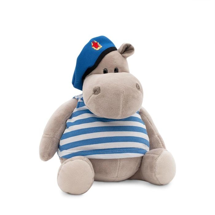 Мягкая игрушка «Бегемот: ВДВшник», 20 см Мягкая игрушка «Бегемот: ВДВшник», 20 см