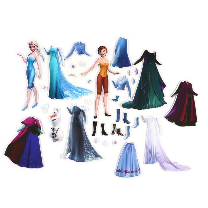 Магнитный набор «Холодное сердце: Эльза и Анна», в коробке Магнитный набор «Холодное сердце: Эльза и Анна», в коробке