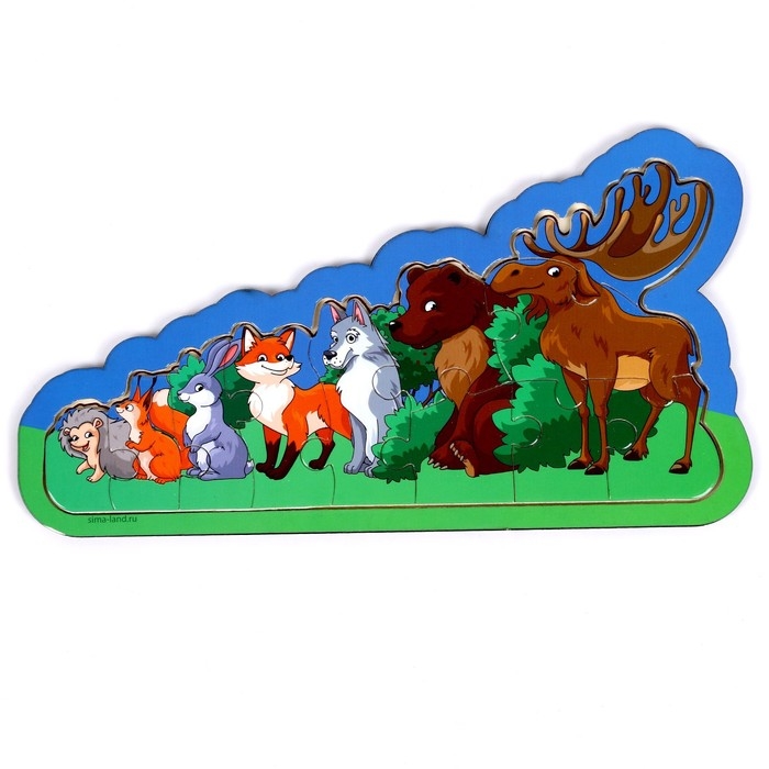 Пазлы на подложке «Лес» Пазлы на подложке «Лес»