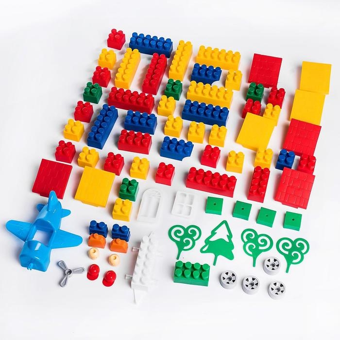 Конструктор «Моя авиация: Аэропорт», 77 деталей Конструктор «Моя авиация: Аэропорт», 77 деталей