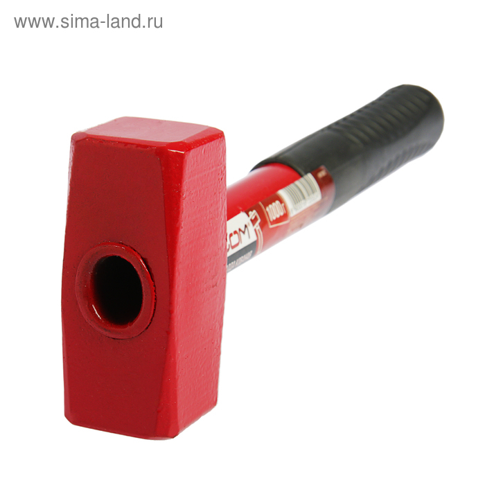 Кувалда ЛОМ, металлическая обрезиненная рукоятка, 1 кг Кувалда ЛОМ, металлическая обрезиненная рукоятка, 1 кг