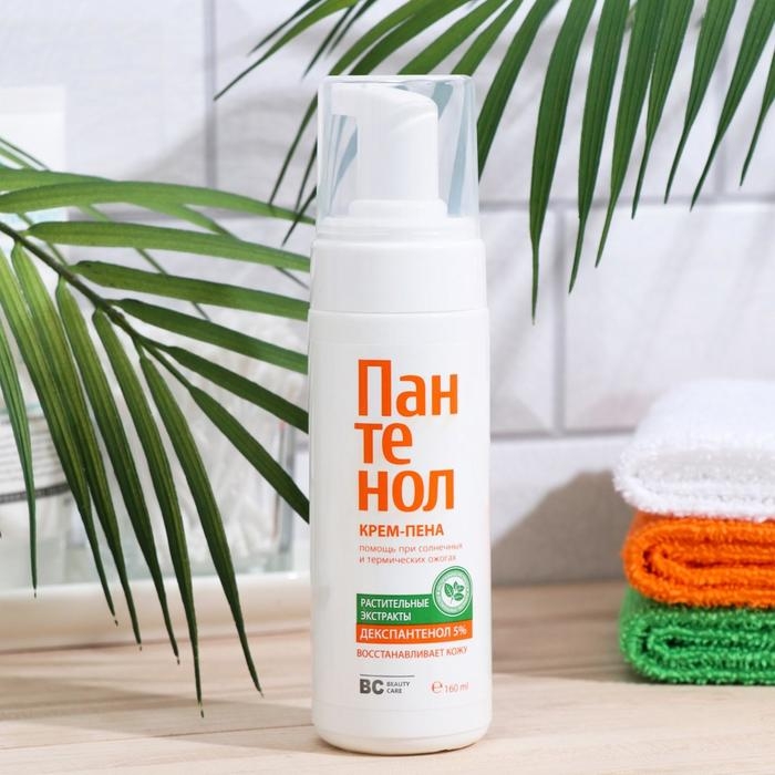Крем-пена для лица и тела Пантенол BC, 160 мл Крем-пена для лица и тела Пантенол BC, 160 мл