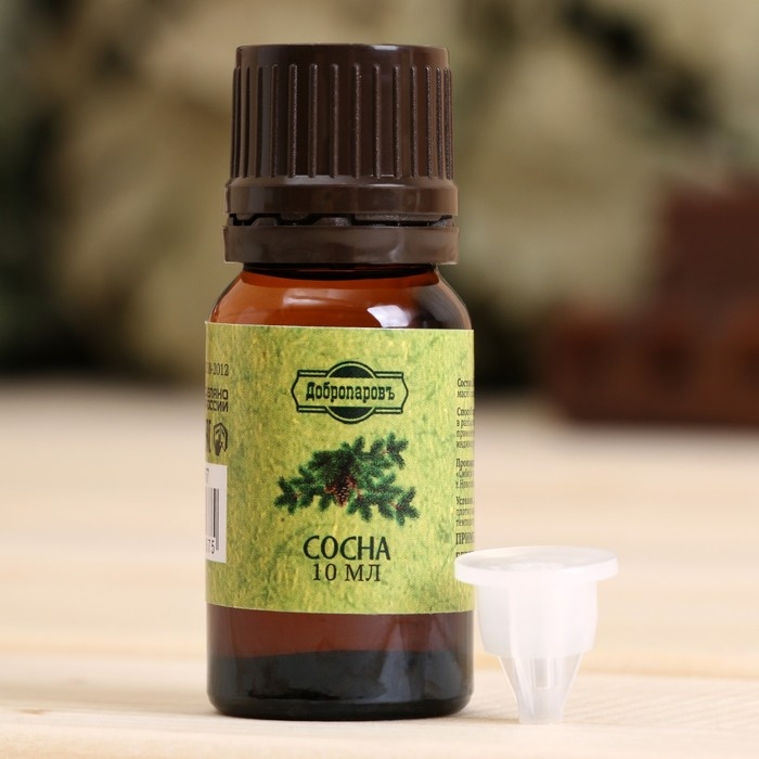 Эфирное масло  Эфирное масло "Сосна", флакон-капельница, аннотация, 10 мл, "Добропаровъ"