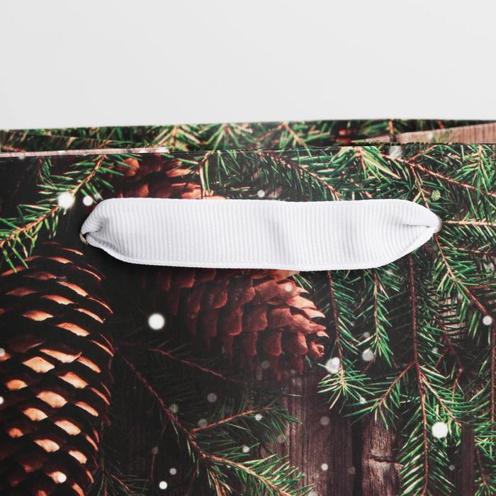 Пакет подарочный новогодний ламинированный под бутылку «Счастье в Новом году», 13 x 36 x 10 см, Новый год Пакет подарочный новогодний ламинированный под бутылку «Счастье в Новом году», 13 x 36 x 10 см, Новый год