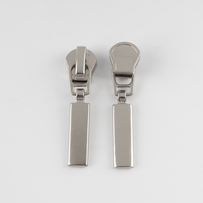 Бегунок автоматический для молнии «Трактор», №5, 10 шт, цвет никель Бегунок автоматический для молнии «Трактор», №5, 10 шт, цвет никель