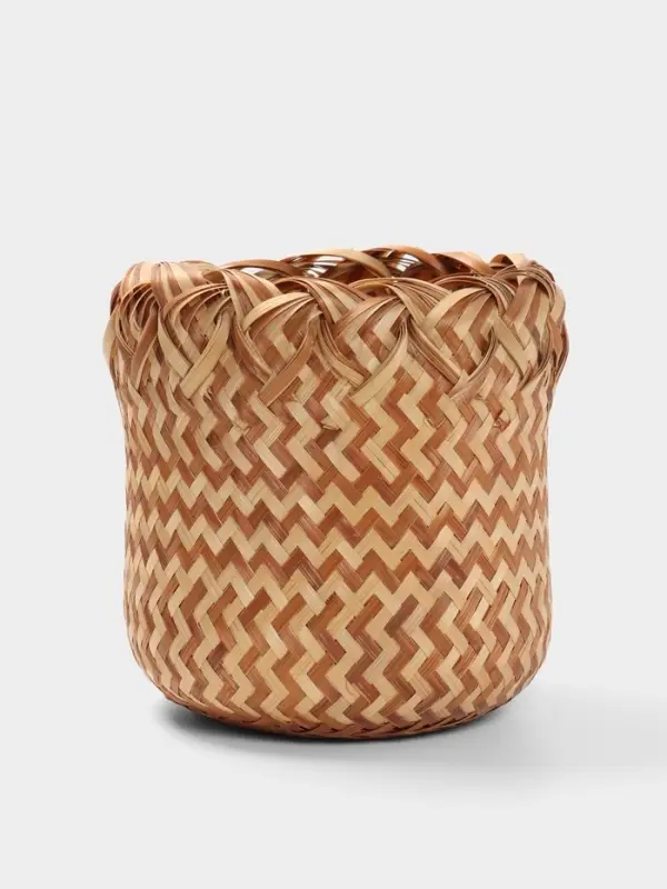 Корзинка плетёная, 20&times;20&times;25 см, бамбук