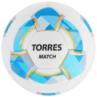 Футбольный мяч TORRES Match, F320024, ручная сшивка, 32 панели, р. 4, PU