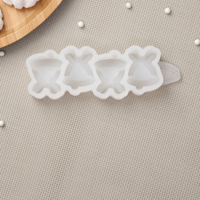 Силиконовый молд «Колокольчики», цвет прозрачный Силиконовый молд «Колокольчики», цвет прозрачный