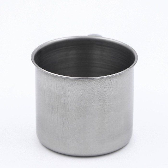 Кружка из нержавеющей стали «Мэйли», 350 мл, d=8,5 см, цвет хромированный Кружка из нержавеющей стали «Мэйли», 350 мл, d=8,5 см, цвет хромированный