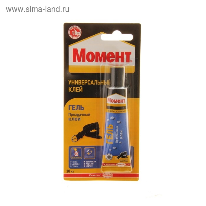 Клей Клей "Момент Гель" на блистере, 30 мл