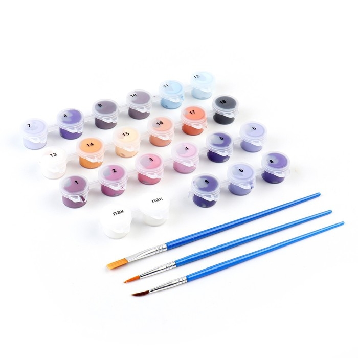 Картина по номерам на холсте с подрамником «Луна на закате», 40 х 50 см