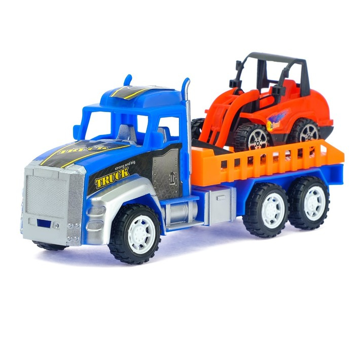 Грузовик инерционный &laquo;Перевозчик&raquo; с погрузчиком, цвета МИКС