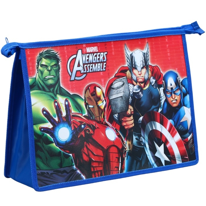 Папка пластиковая А4, на молнии, Мстители Папка пластиковая А4, на молнии, Мстители