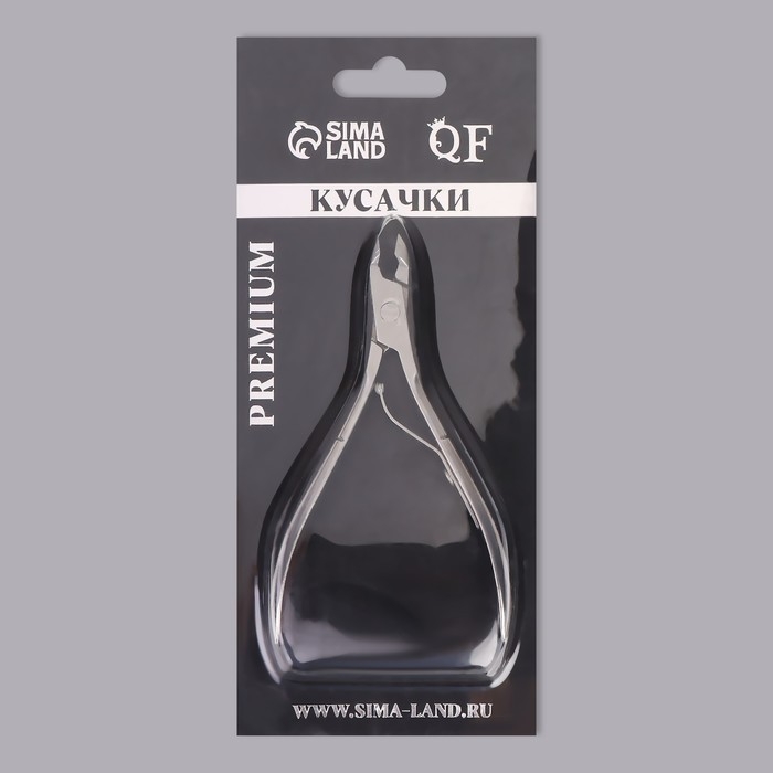 Кусачки маникюрные для кутикулы «Premium», 10,2 см, длина лезвия - 6 мм, на блистере, цвет серебристый Кусачки маникюрные для кутикулы «Premium», 10,2 см, длина лезвия - 6 мм, на блистере, цвет серебристый