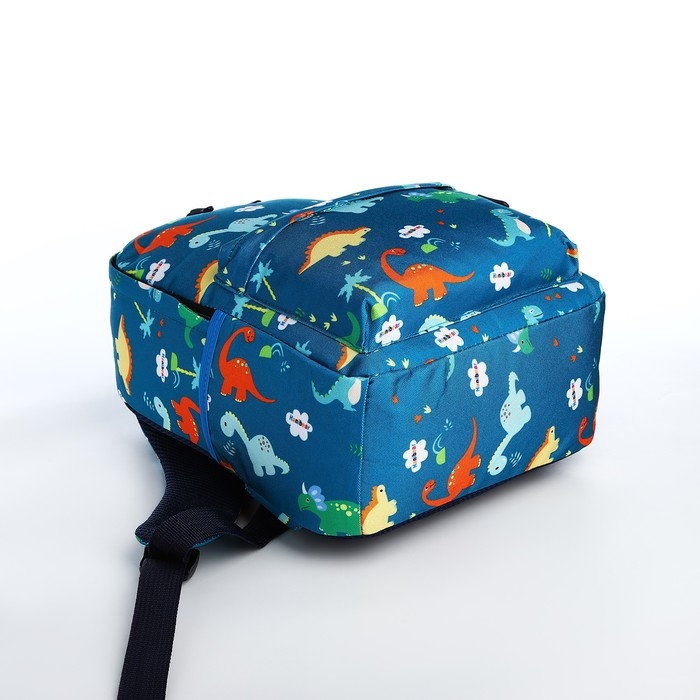 Рюкзак школьный на молнии, наружный карман, цвет бирюзовый Рюкзак школьный на молнии, наружный карман, цвет бирюзовый