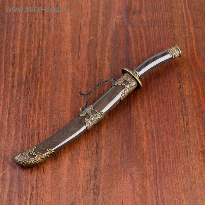 Сув. изделие катаны 2в1 на подставке, ножны дерево, шоко 18/23,5см