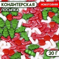 Новый год. Кондитерская посыпка "Рождественский сочельник", 20 г Новый год. Кондитерская посыпка "Рождественский сочельник", 20 г