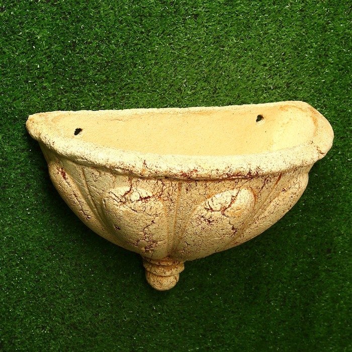 Подвесное кашпо  Подвесное кашпо "Кора" настенное, 24х38см