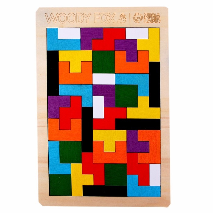 Головоломка «Тетрис», 18×27 см, 40 деталей Головоломка «Тетрис», 18×27 см, 40 деталей