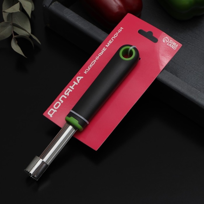 Нож для сердцевины Доляна Lime, 20×2 см, цвет чёрный Нож для сердцевины Доляна Lime, 20×2 см, цвет чёрный