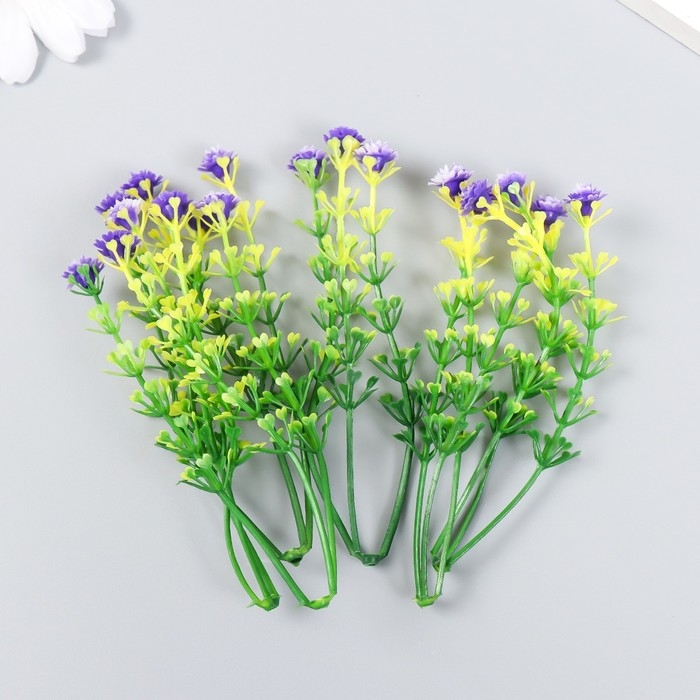 Декор для творчества Декор для творчества "Агапантус" набор 6 шт фиолетовый 9,5 см