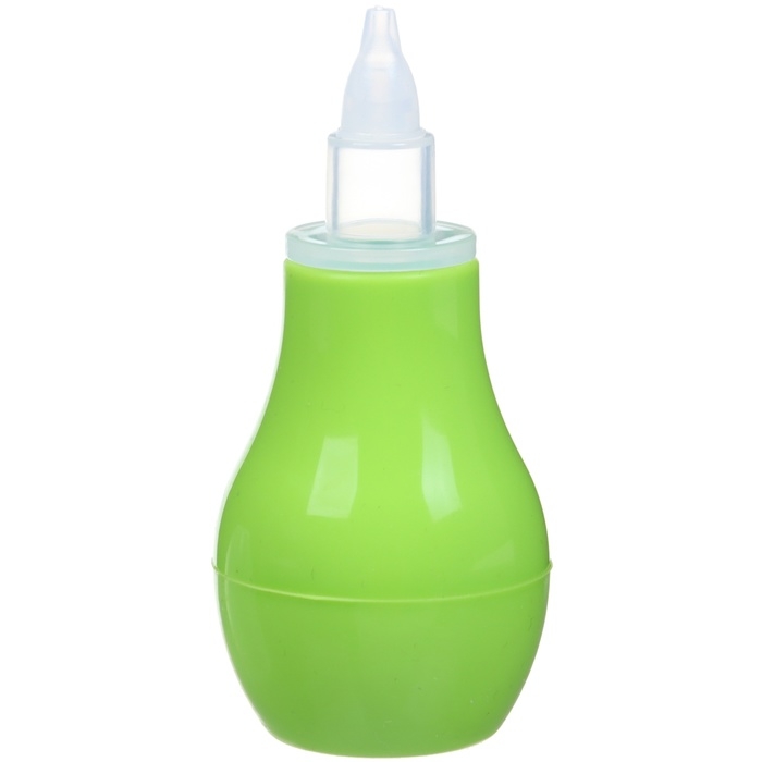 Детский назальный аспиратор, с колпачком, цвет зеленый Детский назальный аспиратор, с колпачком, цвет зеленый