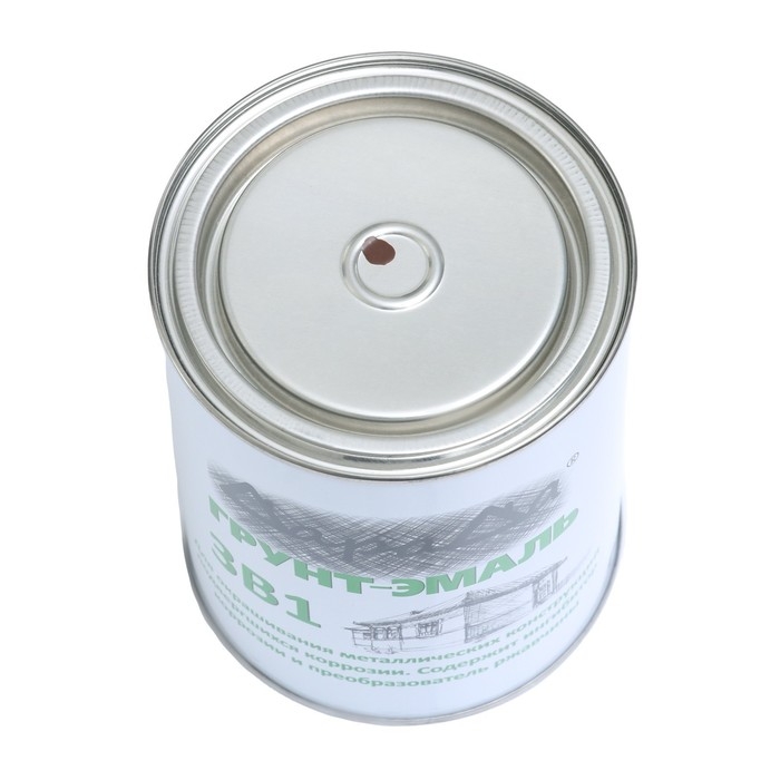 Грунт-эмаль 3 в 1 быстросохнущий (Дарада) коричневый 0,8 кг Грунт-эмаль 3 в 1 быстросохнущий (Дарада) коричневый 0,8 кг